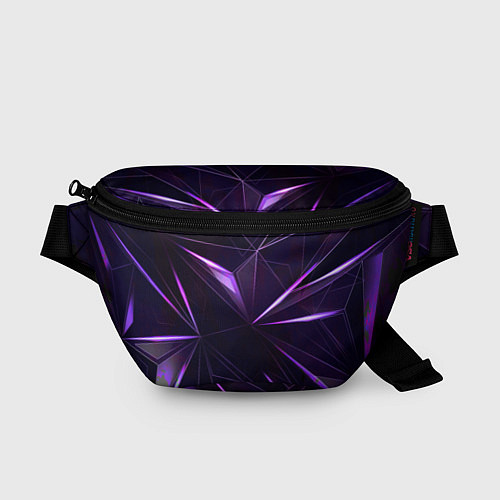 Поясная сумка Фиолетовый хрусталь / 3D-принт – фото 1