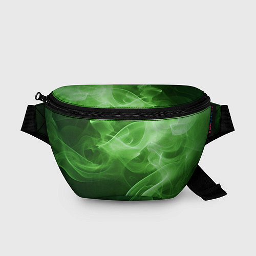 Поясная сумка Зеленый дым / 3D-принт – фото 1