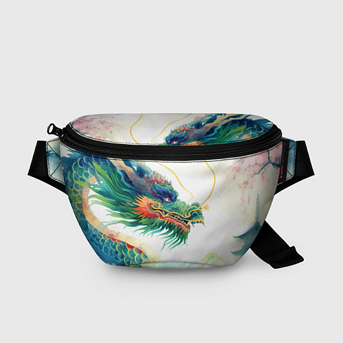 Поясная сумка Japanese dragon - watercolor art / 3D-принт – фото 1