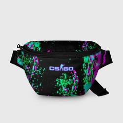 Поясная сумка Counter strike neon skin, цвет: 3D-принт