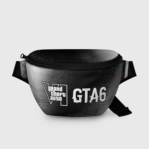 Поясная сумка GTA6 glitch на темном фоне по-горизонтали / 3D-принт – фото 1