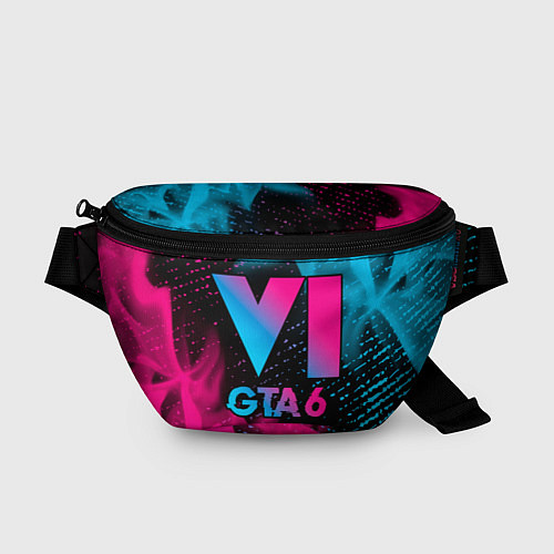 Поясная сумка GTA 6 - neon gradient / 3D-принт – фото 1