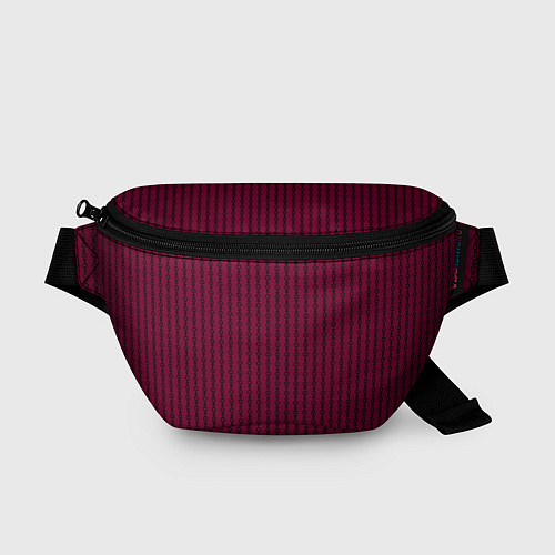 Поясная сумка Полосы цепочки красно-пурпурный / 3D-принт – фото 1