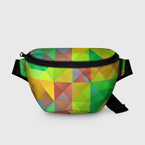 Поясная сумка Разноцветные фигуры / 3D-принт – фото 1