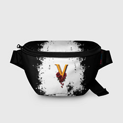 Поясная сумка Cyberpunk 2077 группировка Валентинос, цвет: 3D-принт
