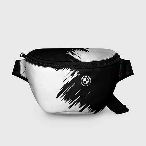 Поясная сумка BMW sport краски черные разрывы / 3D-принт – фото 1