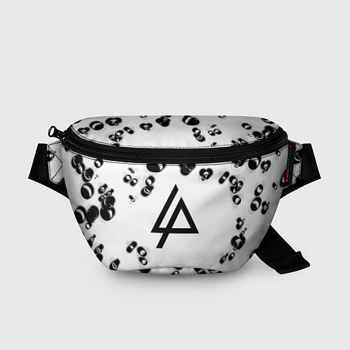 Поясная сумка Linkin park краски текстура / 3D-принт – фото 1