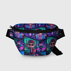 Поясная сумка GTA chibi style, цвет: 3D-принт