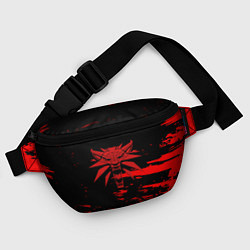 Поясная сумка The witcher лого ведьмака краски, цвет: 3D-принт — фото 2