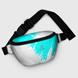 Поясная сумка Citroen краски голубой, цвет: 3D-принт — фото 2