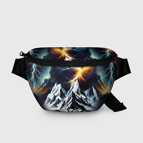 Поясная сумка Молнии и горы / 3D-принт – фото 1