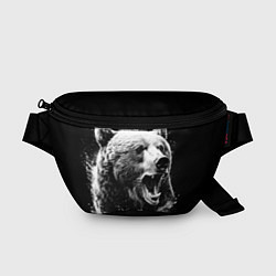 Поясная сумка Медведь на охоте, цвет: 3D-принт