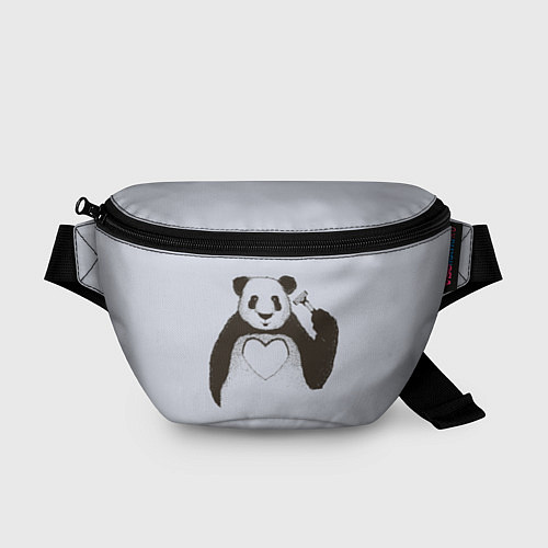 Поясная сумка Panda love art / 3D-принт – фото 1