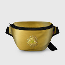 Поясная сумка Солнце моей жизни золото, цвет: 3D-принт