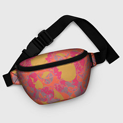 Поясная сумка Цветной яркий камуфляж, цвет: 3D-принт — фото 2