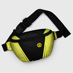 Поясная сумка Borussia geometry yellow, цвет: 3D-принт — фото 2