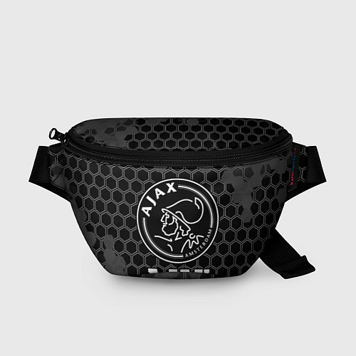 Поясная сумка Ajax sport на темном фоне / 3D-принт – фото 1