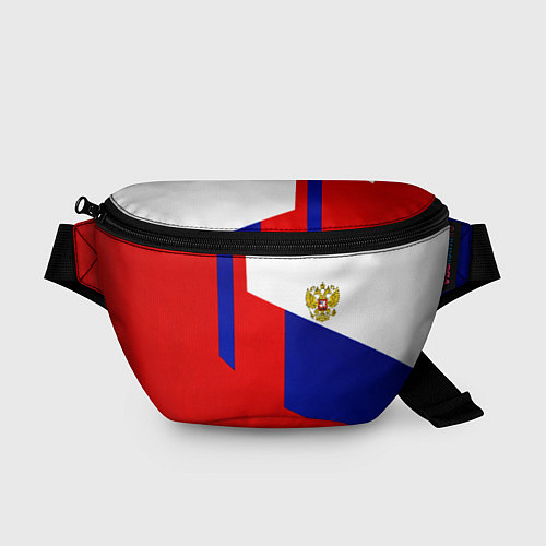 Поясная сумка Россия геометрия спортивная / 3D-принт – фото 1