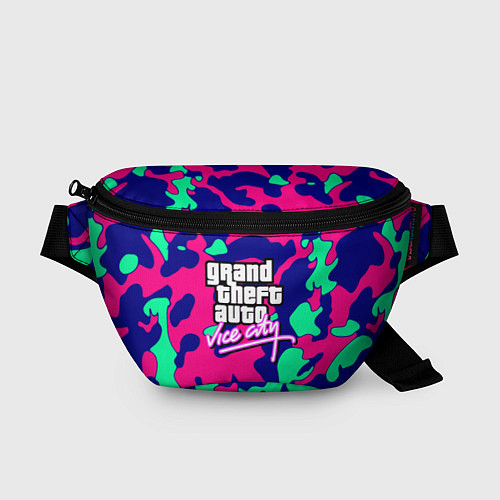 Поясная сумка GTA vice city камуфляж / 3D-принт – фото 1