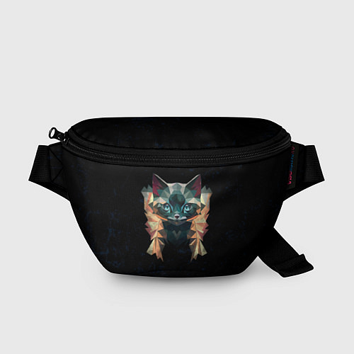 Поясная сумка Котик полигональный / 3D-принт – фото 1