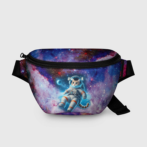 Поясная сумка The cat is a brave cosmonaut - ai art / 3D-принт – фото 1