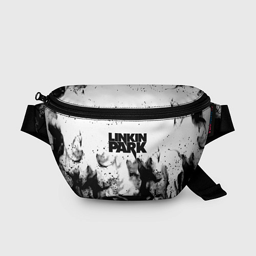 Поясная сумка Linkin park огненный дым рок / 3D-принт – фото 1