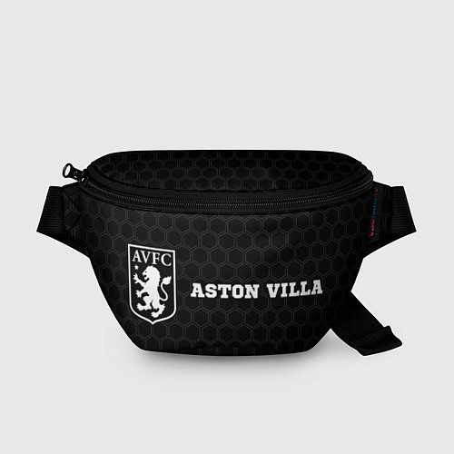 Поясная сумка Aston Villa sport на темном фоне по-горизонтали / 3D-принт – фото 1