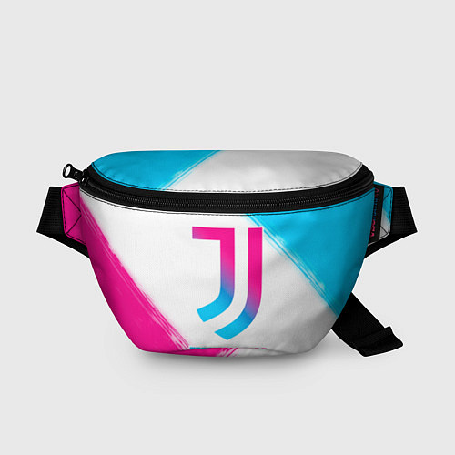 Поясная сумка Juventus neon gradient style / 3D-принт – фото 1