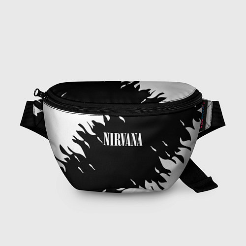 Поясная сумка Nirvana текстура огонь / 3D-принт – фото 1