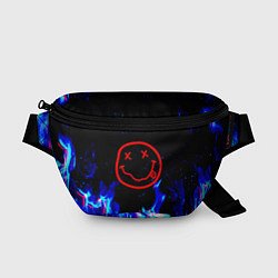 Поясная сумка Nirvana flame, цвет: 3D-принт