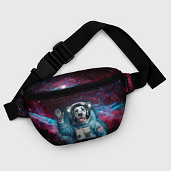 Поясная сумка Далматинец бравый космонавт - нейросеть, цвет: 3D-принт — фото 2