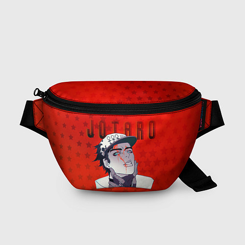 Поясная сумка Джотаро Куджо на фоне звездочек из ДжоДжо / 3D-принт – фото 1