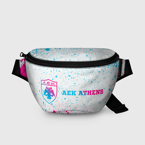 Поясная сумка AEK Athens neon gradient style по-горизонтали / 3D-принт – фото 1