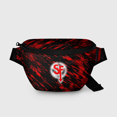 Поясная сумка Sally face красные искры / 3D-принт – фото 1