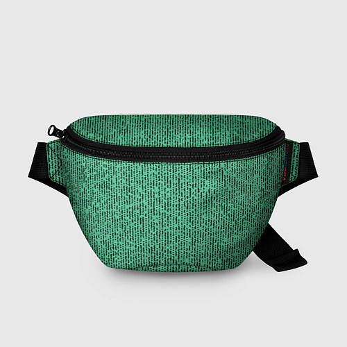 Поясная сумка Мозаика нефритовый зелёный / 3D-принт – фото 1