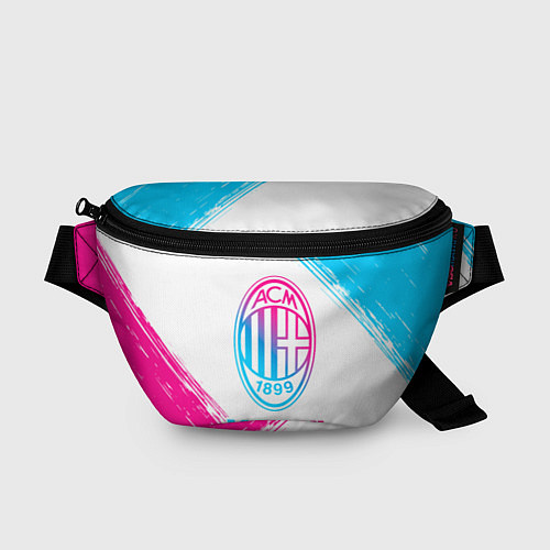 Поясная сумка AC Milan neon gradient style / 3D-принт – фото 1