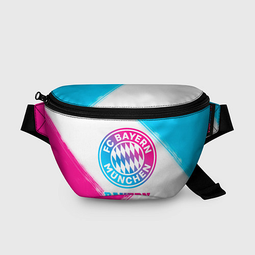 Поясная сумка Bayern neon gradient style / 3D-принт – фото 1