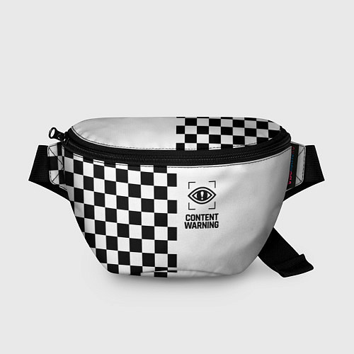 Поясная сумка Content Warning шашечки / 3D-принт – фото 1