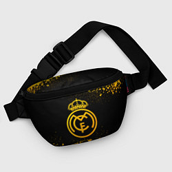 Поясная сумка Real Madrid - gold gradient, цвет: 3D-принт — фото 2
