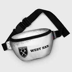 Поясная сумка West Ham sport на светлом фоне по-горизонтали, цвет: 3D-принт — фото 2