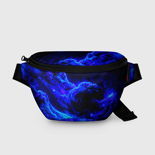 Поясная сумка Синий густой дым - inferno blue / 3D-принт – фото 1