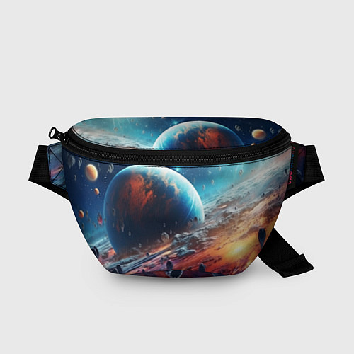 Поясная сумка Космос фантастическая планета / 3D-принт – фото 1