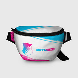 Поясная сумка Hoffenheim neon gradient style по-горизонтали