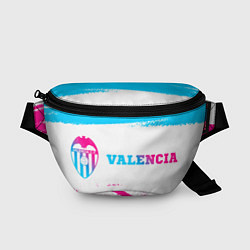 Поясная сумка Valencia neon gradient style по-горизонтали