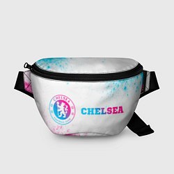 Поясная сумка Chelsea neon gradient style по-горизонтали