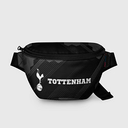 Поясная сумка Tottenham sport на темном фоне по-горизонтали, цвет: 3D-принт