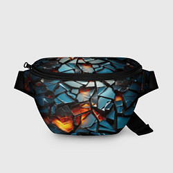 Поясная сумка Объемные стекляшки, цвет: 3D-принт