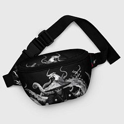Поясная сумка Воин призрак-самурай и монстр со щупальцами, цвет: 3D-принт — фото 2