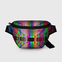 Поясная сумка Светящаяся неоновая галерея, цвет: 3D-принт
