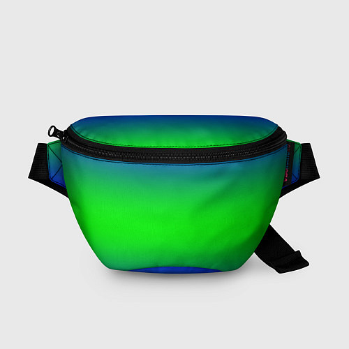 Поясная сумка Зелёный градиент текстура / 3D-принт – фото 1